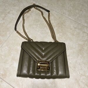 Michael Kors - Whitney Bag - Green - Gold Chain
